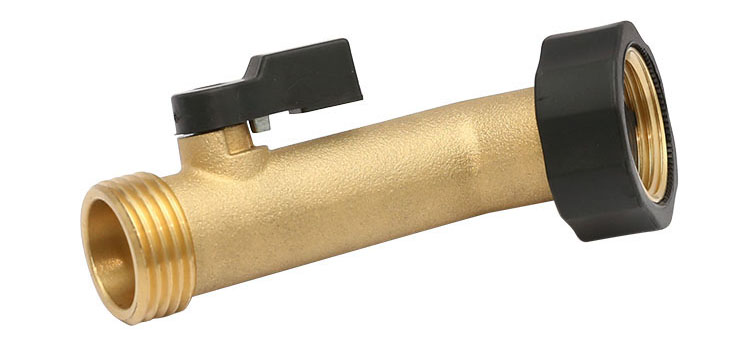 Brass Hose longer Gooseneck Shut-Off Valve made in China